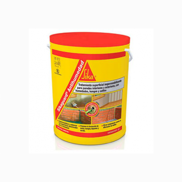 SIKAGUARD ANTIHUMEDAD x4L Balde 4 lt.