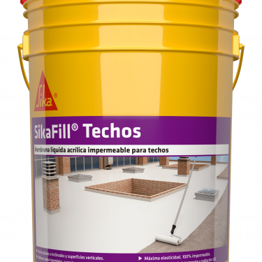 SikaFill Techos Balde 20 kg. Blanco/Rojo/Verde
